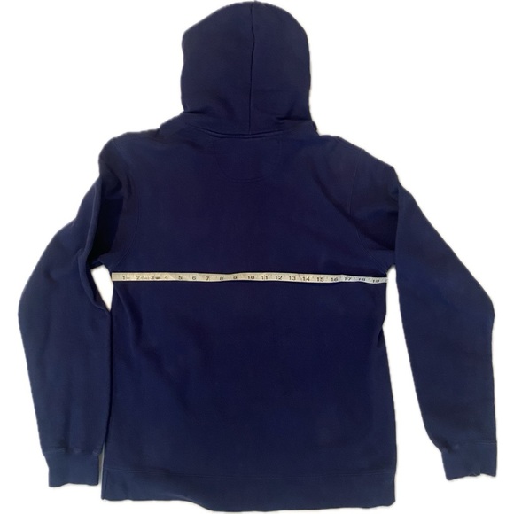 Rosie The Riveter We Can Do It Slogan WW2 Poster Retro Navy Blue Hoodie Sz Med - Picture 4 of 9